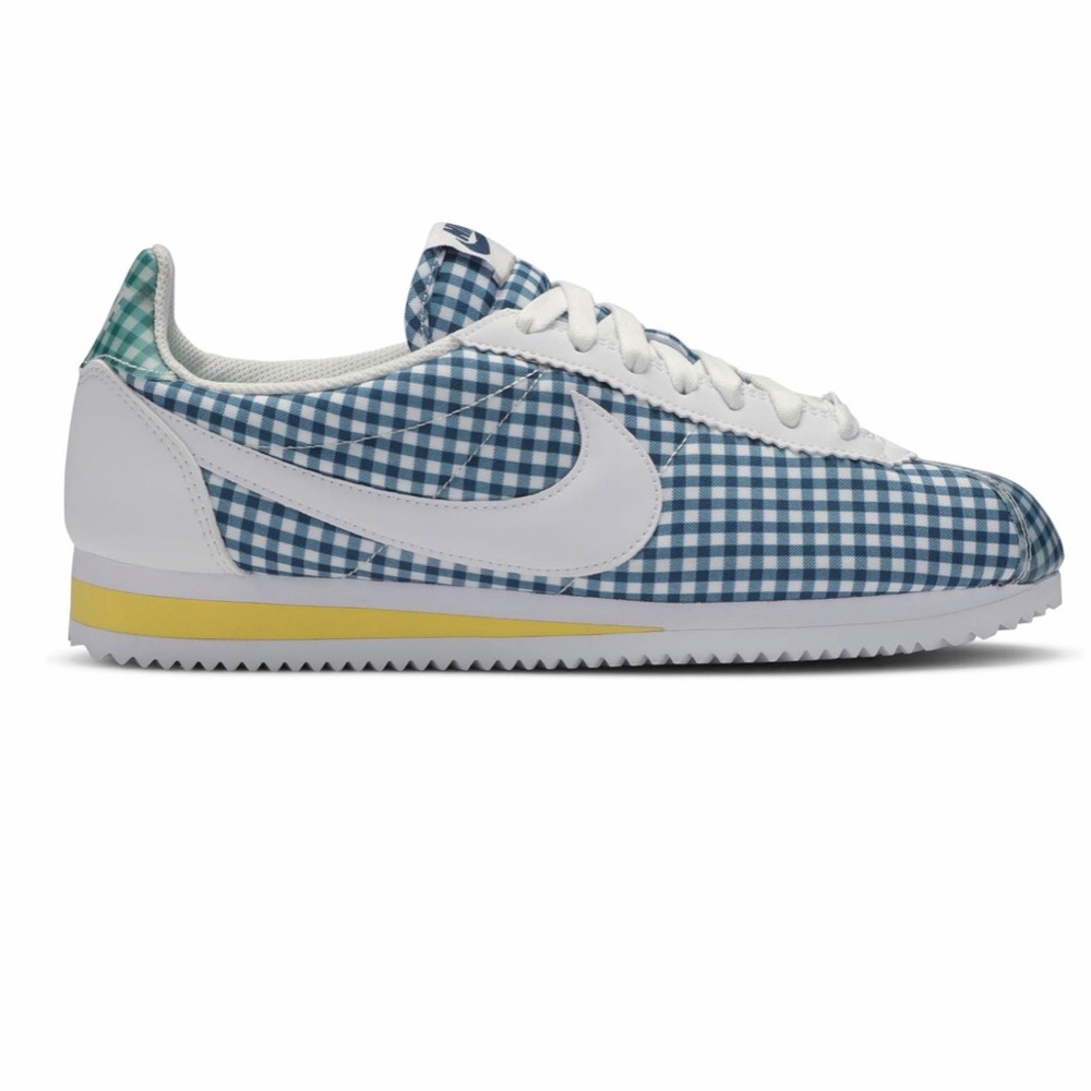 Nike Size 6 Womens Gingham Classic Cortez QS